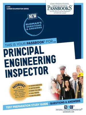 cover image of Principal Engineering Inspector